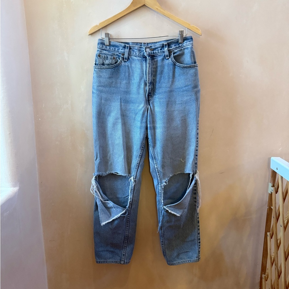 Levi's Light Blue Straight Leg Jeans